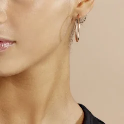 Créoles Argent Rose Olympia