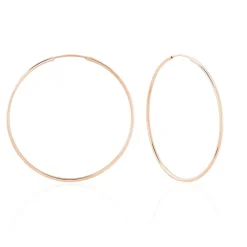 Créoles Argent Rose Olympia