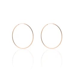 Créoles Argent Rose Olympia