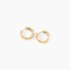 Créoles Ariane Plaqué Or Jaune