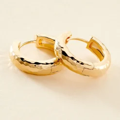 Créoles Ariane Plaqué Or Jaune