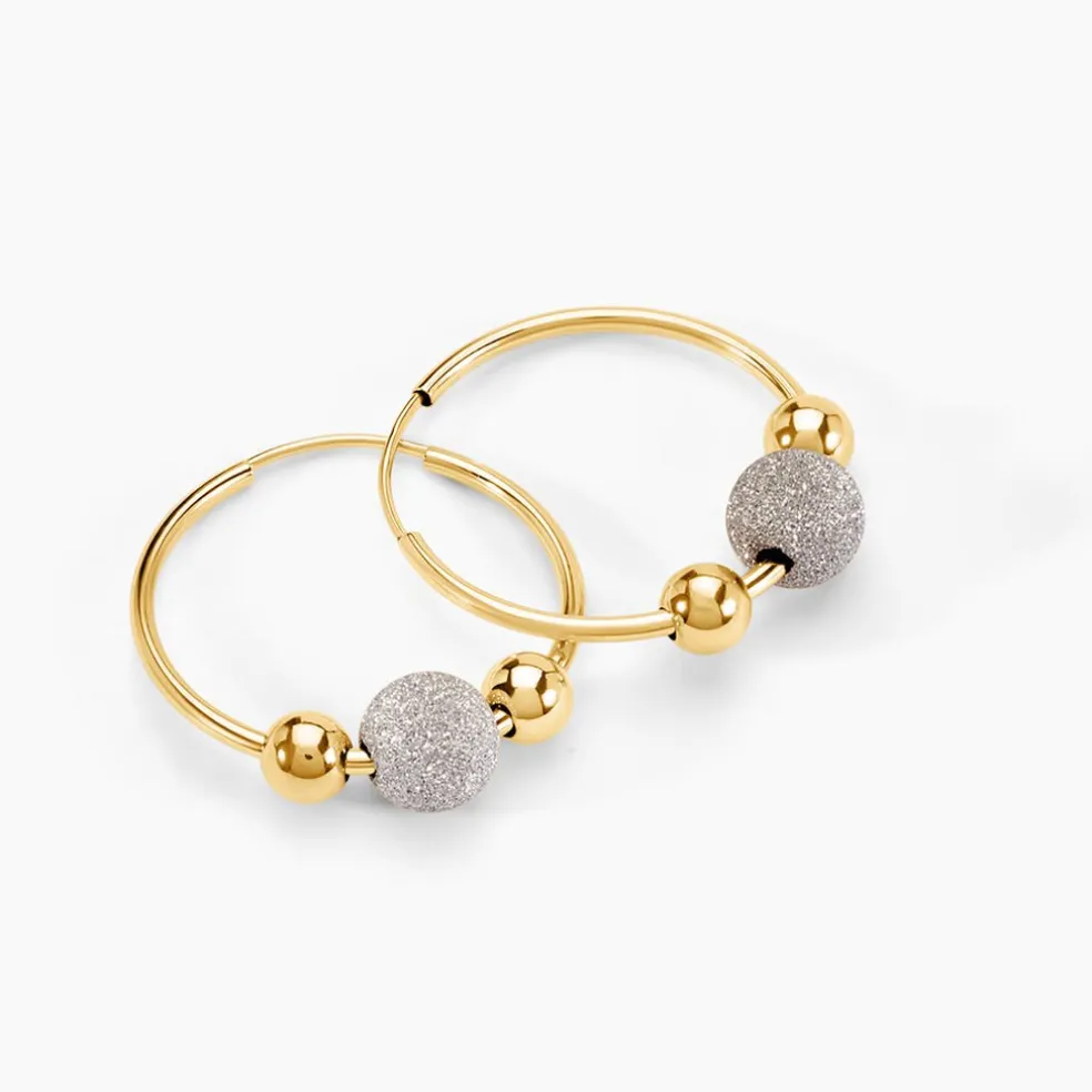 Créoles Ariel Or Bicolore