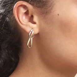 Créoles Aubrey Or Bicolore