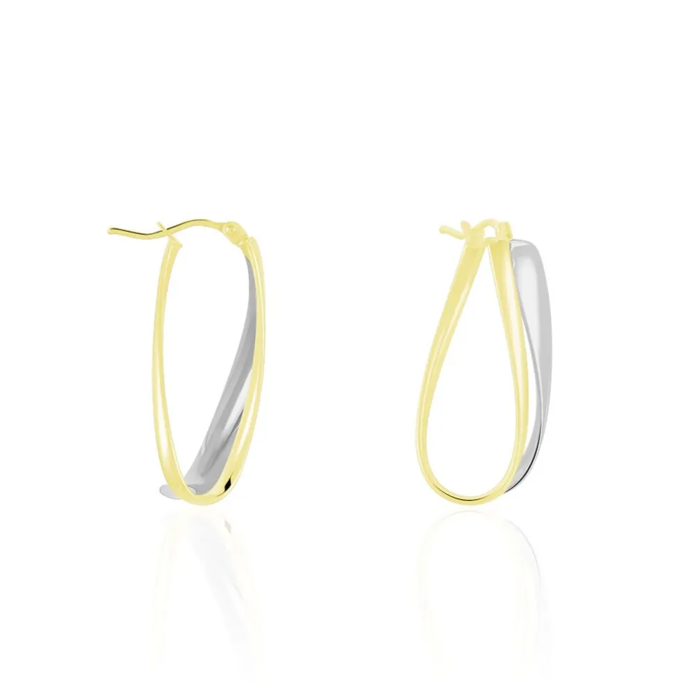 Créoles Ayliz Or Bicolore