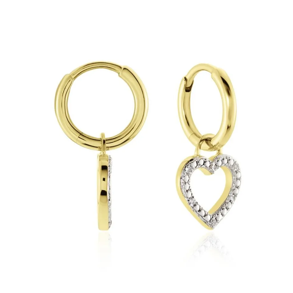 Créoles Belitana Or Jaune Diamant