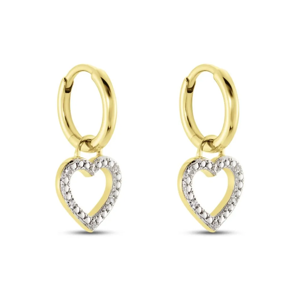 Créoles Belitana Or Jaune Diamant