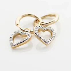 Créoles Belitana Or Jaune Diamant