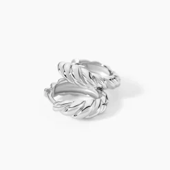 Créoles Bellinda Argent Blanc