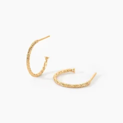 Créoles Bohemian Plaqué Or Jaune