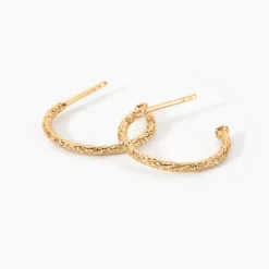 Créoles Bohemian Plaqué Or Jaune