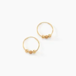 Créoles Brava Or Jaune