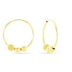 Créoles Brava Or Jaune