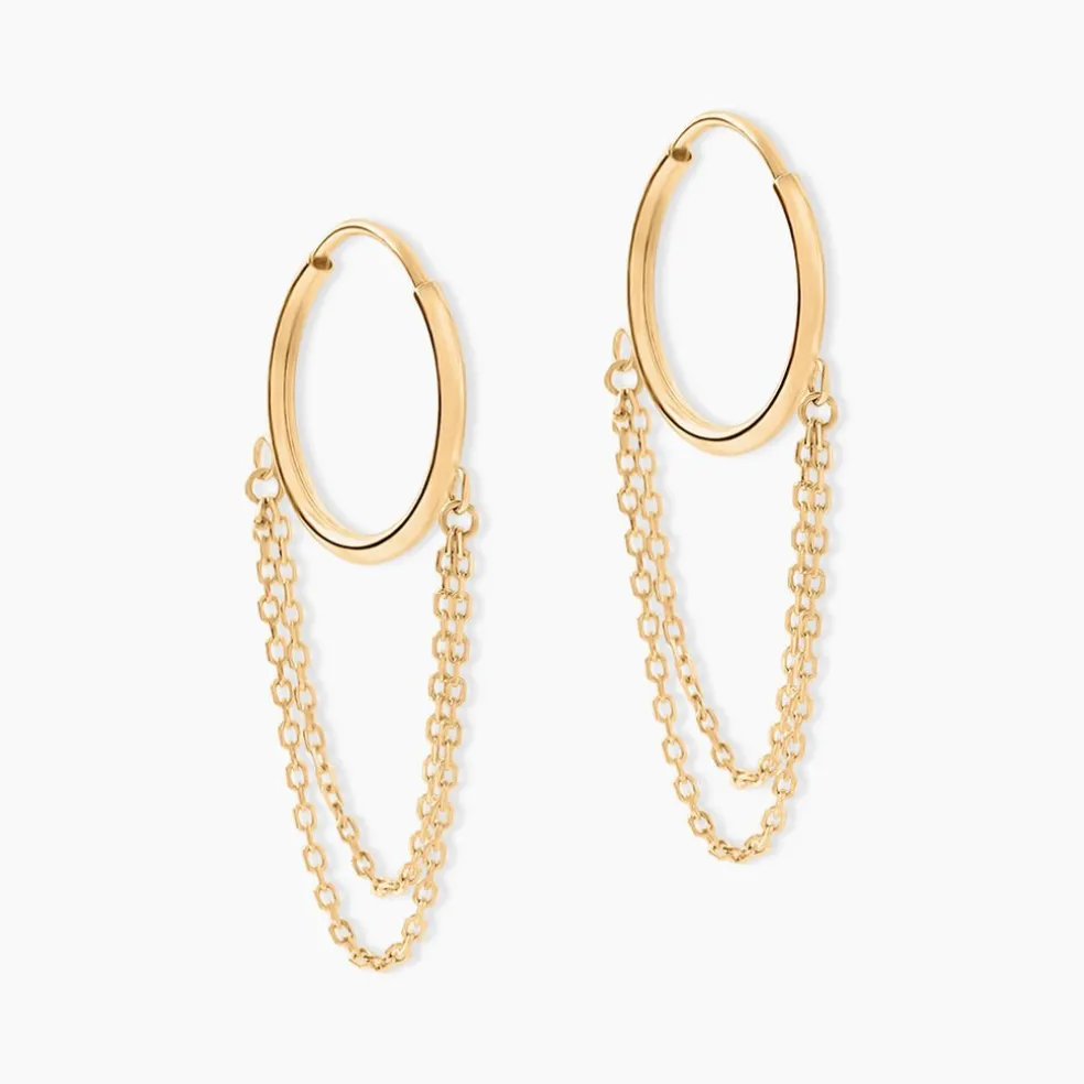 Créoles Calogero Or Jaune