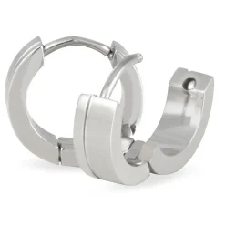 Créoles Casilda Acier Blanc