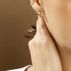 Créoles Casilda Acier Jaune