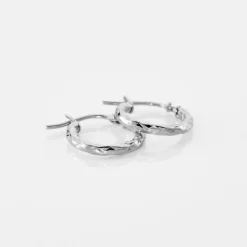 Créoles Cayla Or Blanc