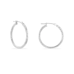 Créoles Cayla Or Blanc