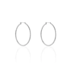 Créoles Cayla Or Blanc