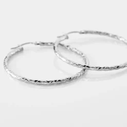 Créoles Cayla Or Blanc