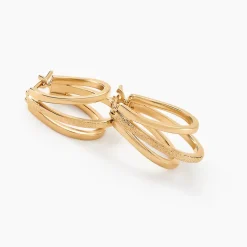 Créoles Clarette Plaqué Or Jaune