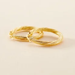 Créoles Clematis Or Jaune