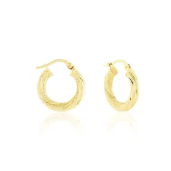 Créoles Clematis Or Jaune