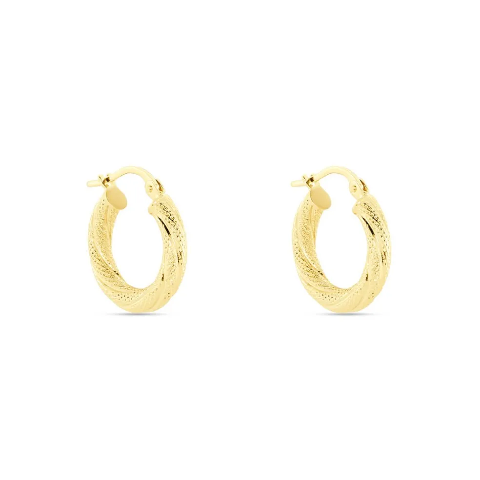 Créoles Clematis Or Jaune