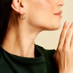 Créoles Cordeline Or Jaune