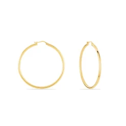 Créoles Creolia Acier Jaune