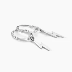 Créoles Diakha Argent Blanc