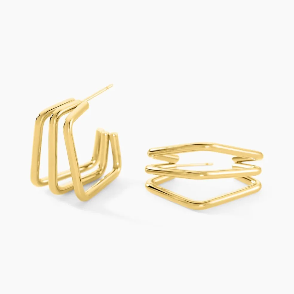 Créoles Dieppe Acier Jaune