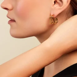 Créoles Dieppe Acier Jaune