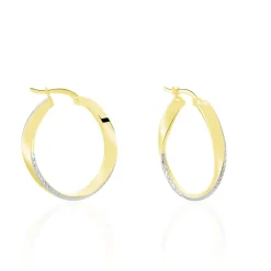 Créoles Doralynne Or Bicolore