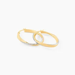 Créoles Doralynne Or Bicolore