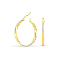 Créoles Doralynne Or Bicolore