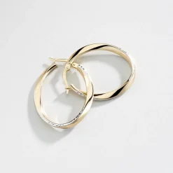 Créoles Doralynne Or Bicolore