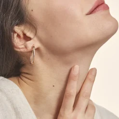 Créoles Doralynne Or Bicolore