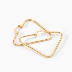 Créoles Doris Plaqué Or Jaune