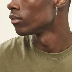 Créoles Elvyn Argent Blanc