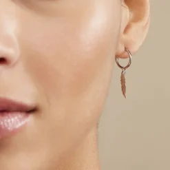 Créoles Elvyn Argent Blanc