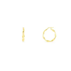 Créoles Falbala Or Jaune