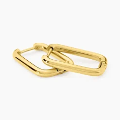 Créoles Figari Acier Jaune - 10 mm