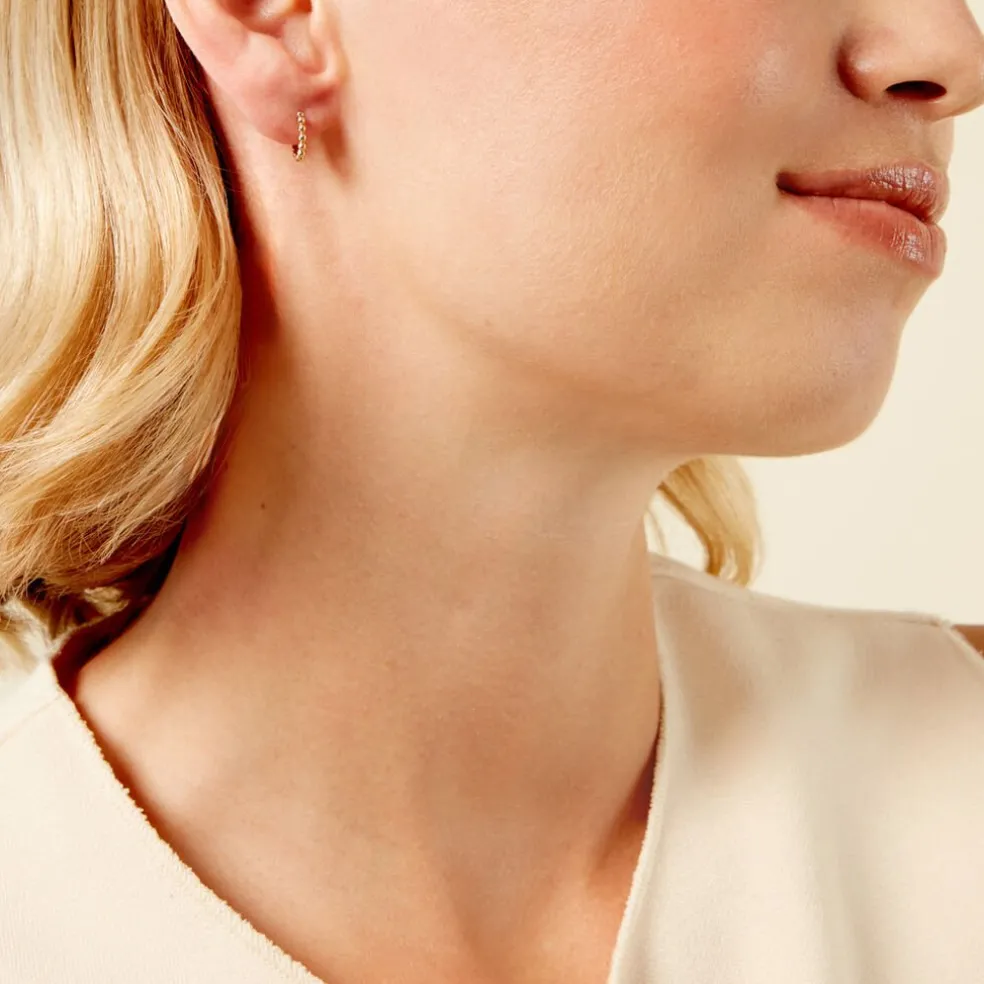 Créoles Flick Or Jaune