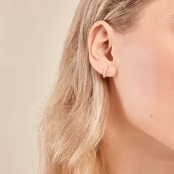 Créoles Gemariah Or Jaune Diamant Synthétique