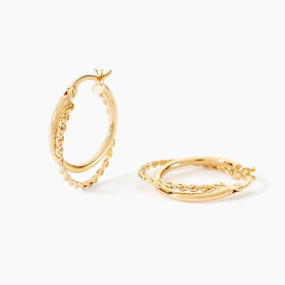 Créoles Hamish Or Jaune