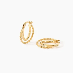 Créoles Hamish Or Jaune