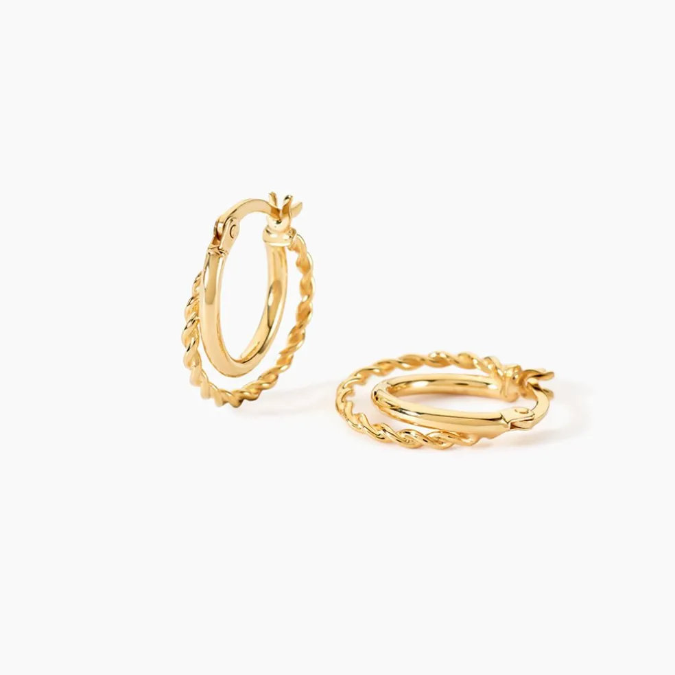 Créoles Hamish Or Jaune