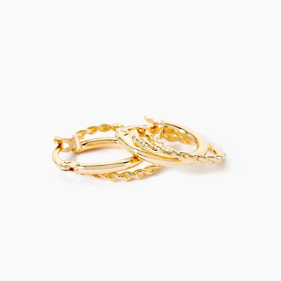 Créoles Hamish Or Jaune