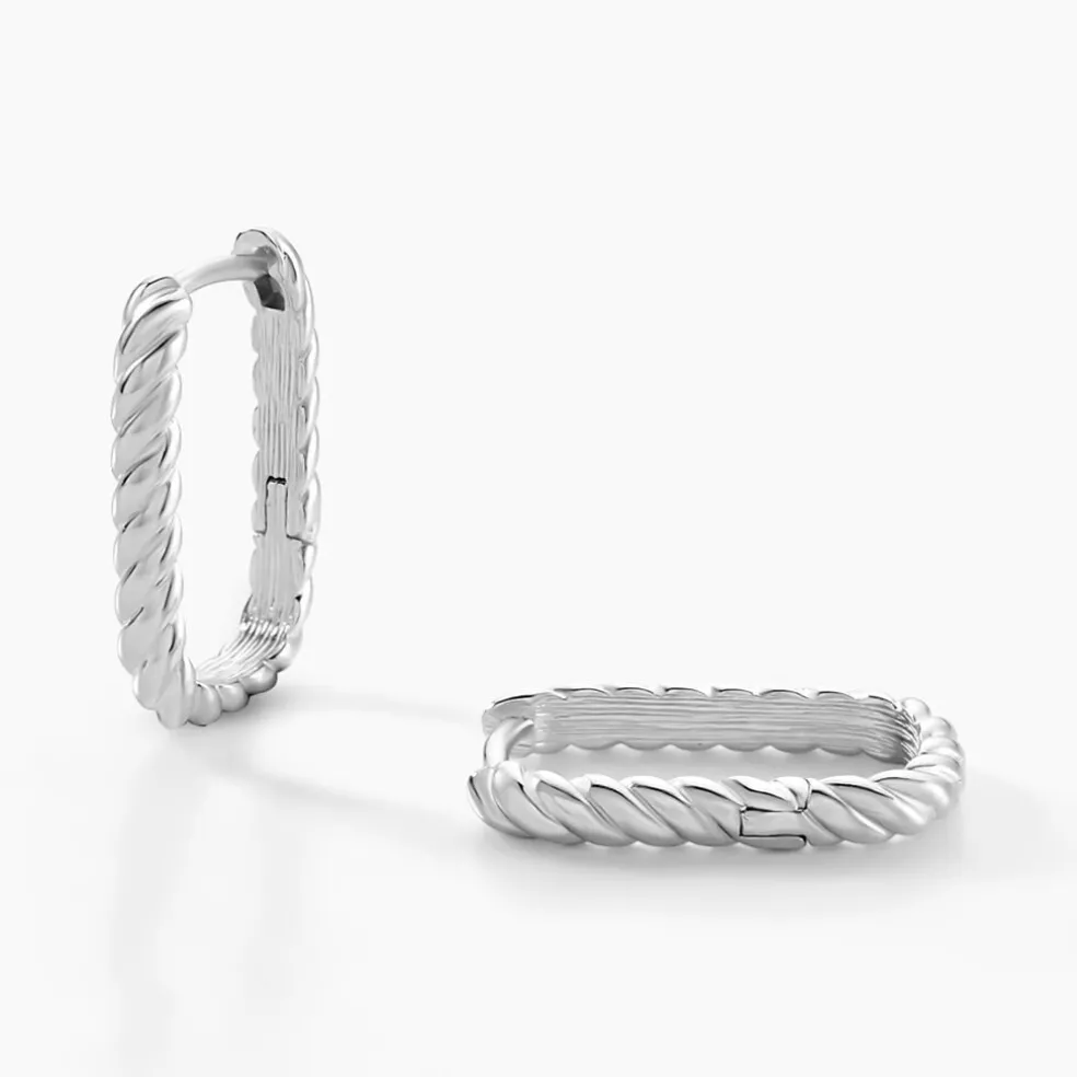 Créoles Hari Argent Argenté