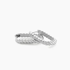 Créoles Hari Argent Argenté